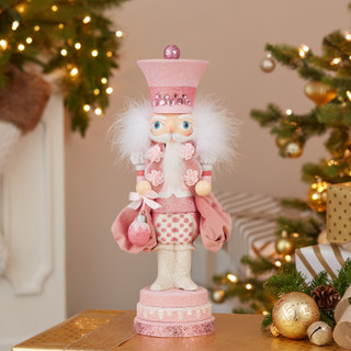 Thumbnail 16: Kurt Adler Kurt Adler 15-Inch Hollywood Pink Sweet Soldier Nutcracker. 