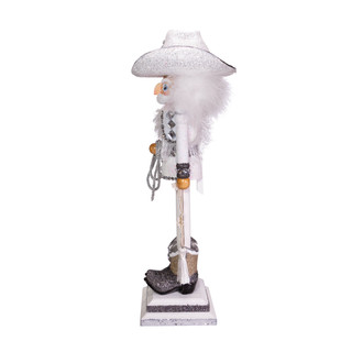 Thumbnail 8: Kurt Adler Kurt Adler 19-Inch Hollywood Rhinestone Cowboy Nutcracker. 