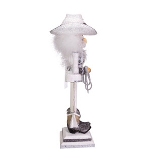 Thumbnail 6: Kurt Adler Kurt Adler 19-Inch Hollywood Rhinestone Cowboy Nutcracker. 