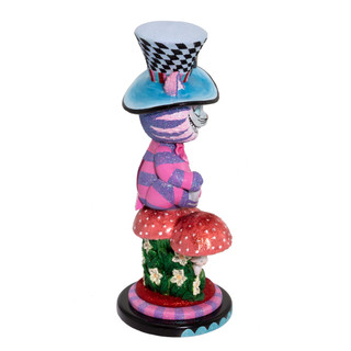 Thumbnail 6: Disney Kurt Adler 15-Inch Hollywood Cheshire Cat Nutcracker 