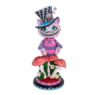 Thumbnail 2: Disney Kurt Adler 15-Inch Hollywood Cheshire Cat Nutcracker 