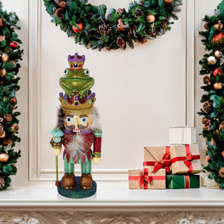 Thumbnail 16: HOLLYWOOD NUTCRACKERS Hollywood Nutcrackers 15-Inch Frog Prince Nutcracker 