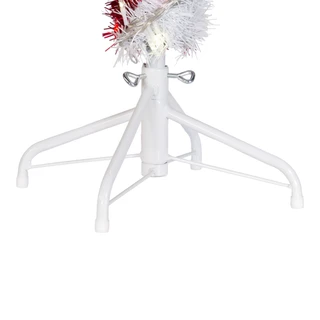 Thumbnail 12: Kurt Adler Kurt Adler 4-Foot Pre-Lit Red and White LED Tinsel Candy. 