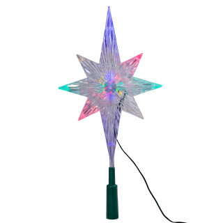 Thumbnail 6: Kurt Adler Kurt Adler 11.25-Inch UL Polar Star Treetop with LED Color. 
