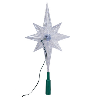 Thumbnail 12: Kurt Adler Kurt Adler 11.25-Inch UL Polar Star Treetop with LED Color. 