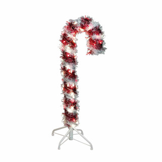 Thumbnail 2: Kurt Adler Kurt Adler 3-Foot Pre-Lit Red and White LED Candy Cane 