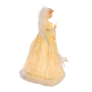 Thumbnail 4: Kurt Adler Kurt Adler UL 10-Light 12-Inch Ivory Angel Treetop. 