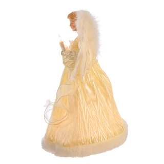 Thumbnail 6: Kurt Adler Kurt Adler UL 10-Light 12-Inch Ivory Angel Treetop. 