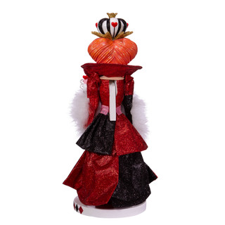 Thumbnail 10: Disney Kurt Adler 17.5-Inch Hollywood Queen of Hearts Nutcracker. 