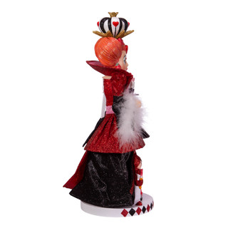 Thumbnail 6: Disney Kurt Adler 17.5-Inch Hollywood Queen of Hearts Nutcracker. 