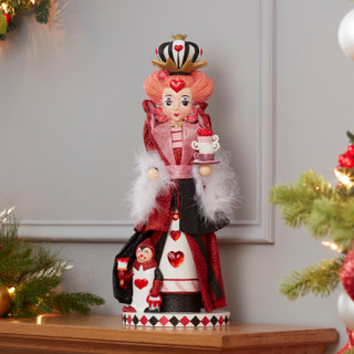 Thumbnail 16: Disney Kurt Adler 17.5-Inch Hollywood Queen of Hearts Nutcracker. 