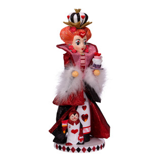 Thumbnail 4: Disney Kurt Adler 17.5-Inch Hollywood Queen of Hearts Nutcracker. 