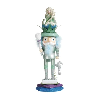 Thumbnail 6: HOLLYWOOD NUTCRACKERS Hollywood Nutcrackers 17.5-Inch Mermaid King Nutcracker 