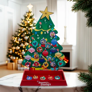 Thumbnail 18: Disney Disney 16 in Advent Tree with Ornaments 