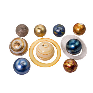 Thumbnail 12: Kurt Adler Kurt Adler 50-70MM Noble Gems Planet Solar System 9-Piece. 