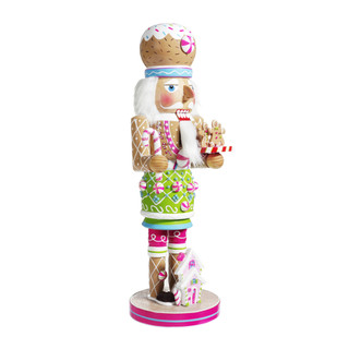 Thumbnail 8: Kurt Adler 16-Inch Wooden Gingerbread Nutcracker 