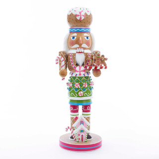 Thumbnail 4: Kurt Adler 16-Inch Wooden Gingerbread Nutcracker 