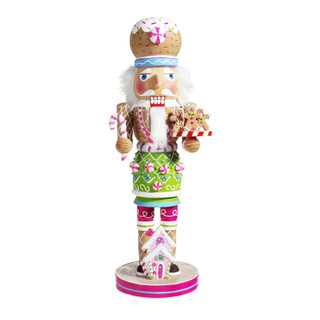 Thumbnail 6: Kurt Adler 16-Inch Wooden Gingerbread Nutcracker 