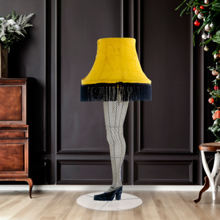 Thumbnail 2: A Christmas Story A Christmas Story 28 in Leg Lamp 3D Tinsel Lawn Decor 