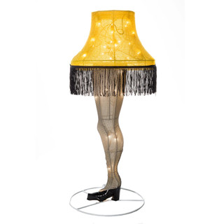 Thumbnail 8: A Christmas Story A Christmas Story 28 in Leg Lamp 3D Tinsel Lawn Decor 