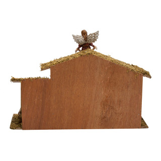 Thumbnail 6: Kurt Adler Kurt Adler 12-Piece Nativity Set with Wooden Stable. 