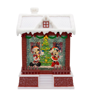 Thumbnail 2: Disney Disney 7.5-Inch Light-Up Mickey Santa Lantern 