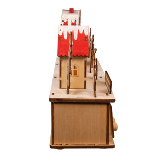 Thumbnail 6: Kurt Adler Kurt Adler 6.7-Inch Pre-Lit Village Advent Calendar 