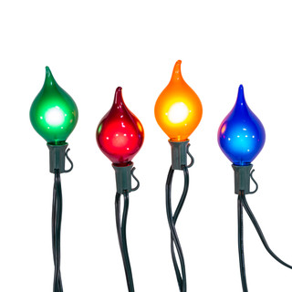 Thumbnail 6: Kurt Adler Kurt Adler UL 10-Light G45 Multicolor Teardrop Light Set. 
