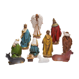 Thumbnail 6: Kurt Adler Kurt Adler 6-Inch Nativity Set with 11 Figures. 