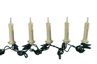 Thumbnail 6: Kurt Adler Kurt Adler 10-Light Clip-On Candle Light Set. 