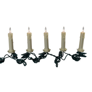 Thumbnail 4: Kurt Adler Kurt Adler 10-Light Clip-On Candle Light Set. 