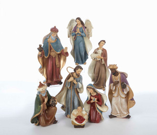 Thumbnail 4: Kurt Adler 8 Piece 6.25-Inch Resin Nativity Set 