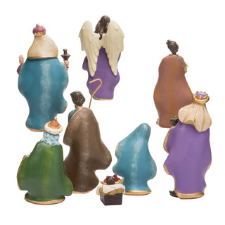 Thumbnail 12: Kurt Adler 8 Piece 6.25-Inch Resin Nativity Set 