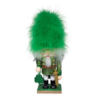 Thumbnail 2: HOLLYWOOD NUTCRACKERS Hollywood Nutcracker 9-Inch Irish Nutcracker 