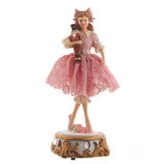 Thumbnail 2: Kurt Adler Kurt Adler 11.25-Inch Clara Ballet Nutcracker Musical Decor 