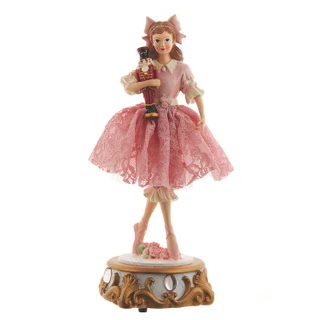 Thumbnail 1: Kurt Adler Kurt Adler 11.25-Inch Clara Ballet Nutcracker Musical Decor 
