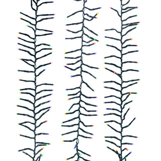Thumbnail 2: Kurt Adler 1000-Light 33-Foot Cluster Garland, Multi Color LED Bulbs 