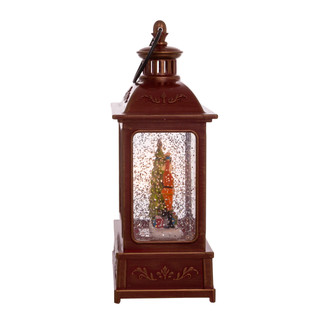 Thumbnail 10: Kurt Adler 8-Inch Battery-Operated Lit Nutcracker Swirl Water Lantern 