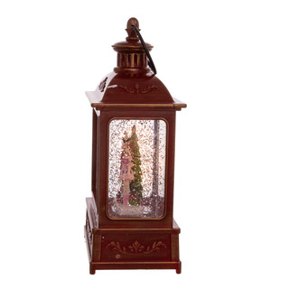 Thumbnail 8: Kurt Adler 8-Inch Battery-Operated Lit Nutcracker Swirl Water Lantern 