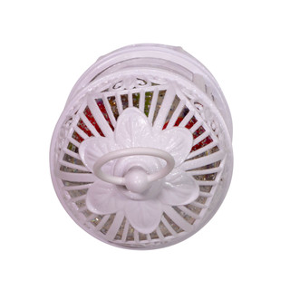 Thumbnail 14: Kurt Adler Kurt Adler 10.25-Inch LED Swirl Cardinals Water Bird Cage 