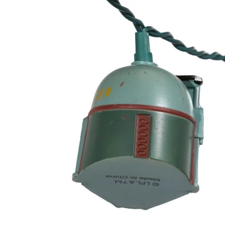 Thumbnail 14: Star Wars Kurt Adler 10-Light Boba Fett Helmet Light Set. 