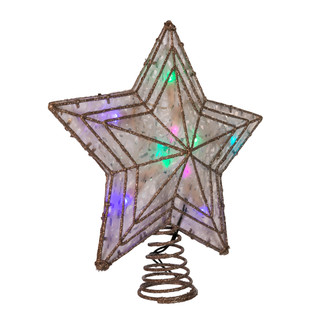 Thumbnail 14: Kurt Adler Kurt Adler UL 10-Light LED Color-Changing Star Treetop. 
