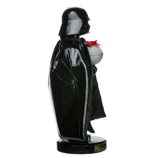 Thumbnail 2: Star Wars Kurt Adler 10-Inch Darth Vader with Death Star Nutcracker. 