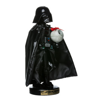 Thumbnail 1: Star Wars Kurt Adler 10-Inch Darth Vader with Death Star Nutcracker. 