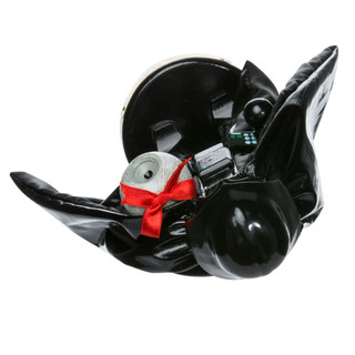 Thumbnail 6: Star Wars Kurt Adler 10-Inch Darth Vader with Death Star Nutcracker. 