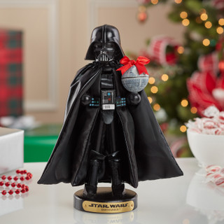 Thumbnail 7: Star Wars Kurt Adler 10-Inch Darth Vader with Death Star Nutcracker. 