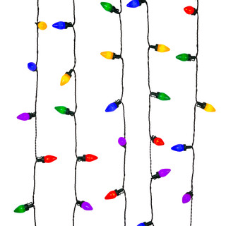 Thumbnail 2: Kurt Adler Kurt Adler 100-Light C7 Multicolored String Light Set 