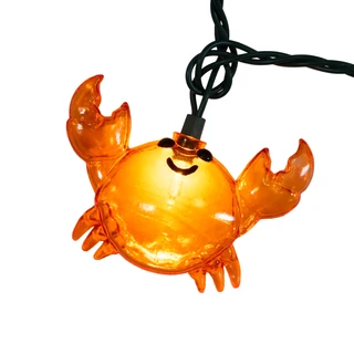 Thumbnail 2: Kurt Adler Kurt Adler 12-Foot UL 10-Light Crab Light Set 
