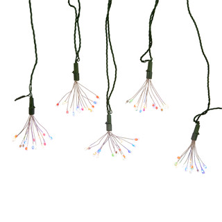 Thumbnail 2: Kurt Adler 75-Light Cluster Lights and Multi-Color Twinkle LED Lights 