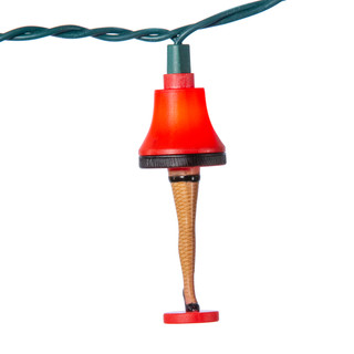 Thumbnail 10: Kurt Adler A Christmas Story UL 10-Light Colorful Leg Lamp Light Set 